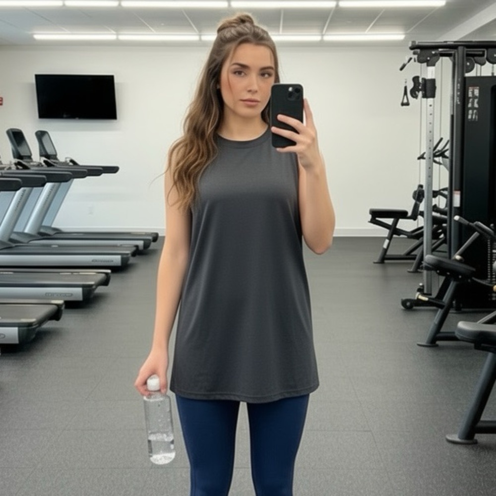 Gray Women's Gray Razorback Tank Top NWT